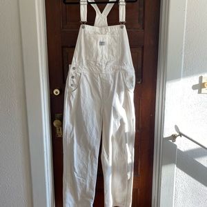 White Levi’s Vintage Overalls